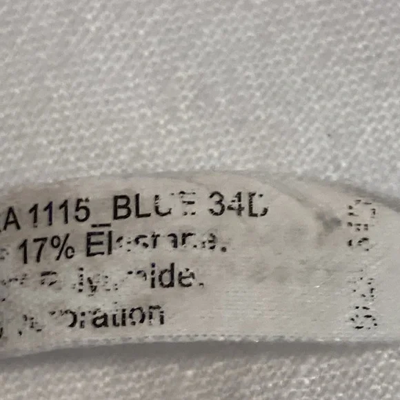 Beija London lingerie lace bra blue 34D - Picture 15 of 16